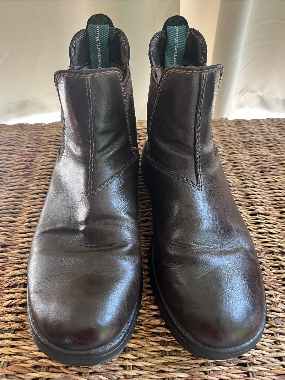 Eastland Men's Dark Brown Leather Chelsea Boots